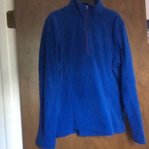 Blue fleece jacket